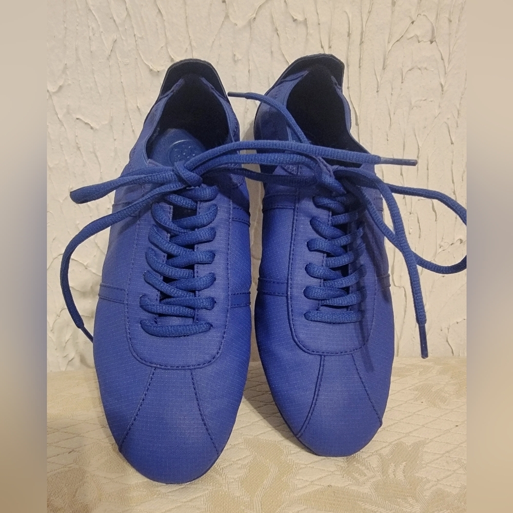 Tory Burch 'Minnie' Travel "Sneakerina" Blue,Womens, Size 5.5 EUC